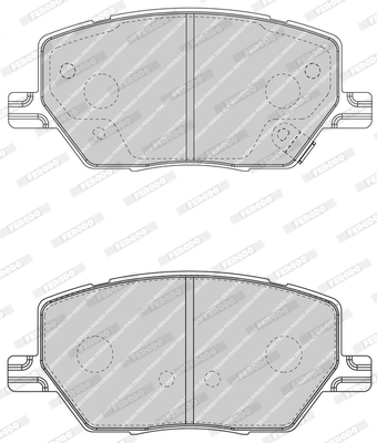 Тормозные колодки передние дисковые DELPHI арт. FDB4688