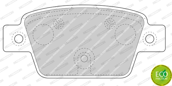 Гальмівні колодки, дискові BREMBO арт. FDB4829