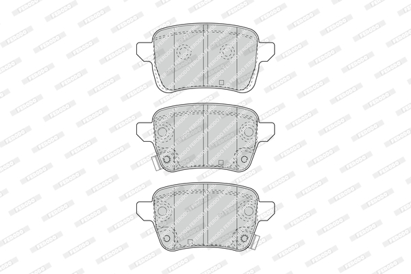 Тормозные колодки дисковые BREMBO арт. FDB4879