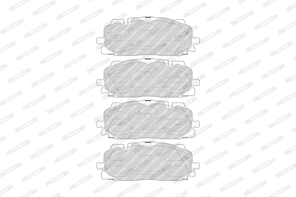 Тормозные колодки передние дисковые BREMBO арт. FDB4967