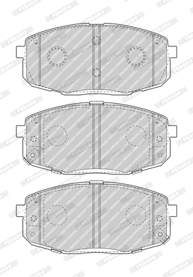 Тормозные колодки дисковые TEXTAR арт. FDB5038