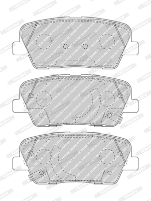 Тормозные колодки дисковые BLUE PRINT арт. FDB5048