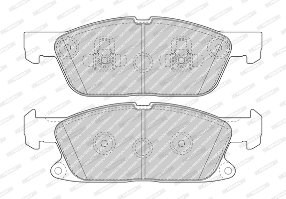 Тормозные колодки дисковые BREMBO арт. FDB5087