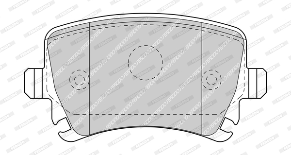 Тормозные колодки дисковые HELLA PAGID арт. FDB5107