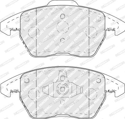 Тормозные колодки дисковые TEXTAR арт. FDB5110