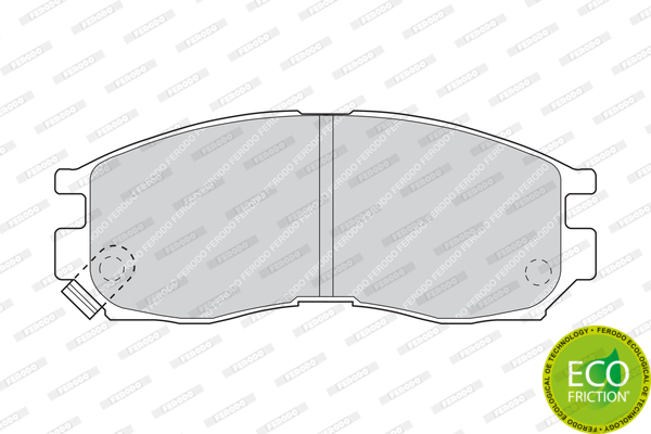 Тормозные колодки передние дисковые BOSCH арт. FDB764