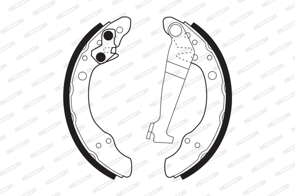 Комплект тормозных колодок WOKING арт. FSB150