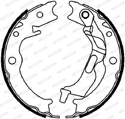 Колодки тормозные барабанные QUICK BRAKE арт. FSB4017