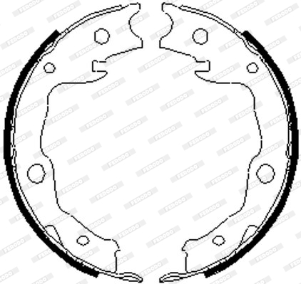 Колодки тормозные барабанные BREMBO арт. FSB4035