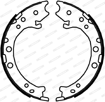 Колодки тормозные барабанные QUICK BRAKE арт. FSB4044