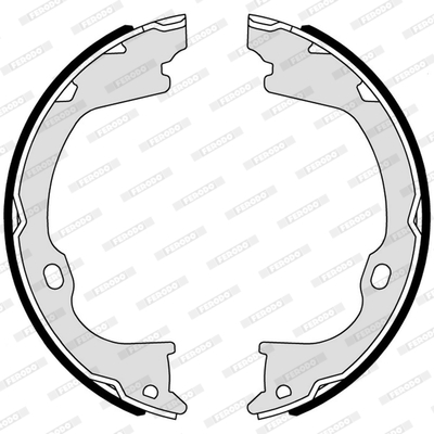 Колодки тормозные барабанные FERODO FSB4169