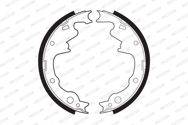 Комплект задних тормозных колодок BREMBO арт. FSB466