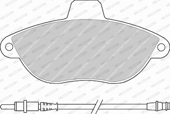 Гальмівні колодки, дискові MEYLE арт. FVR1002