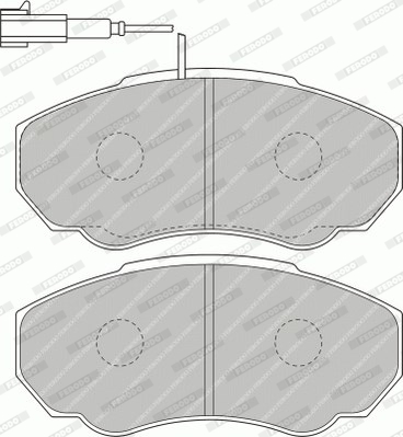 Тормозные колодки дисковые BREMBO арт. FVR1478