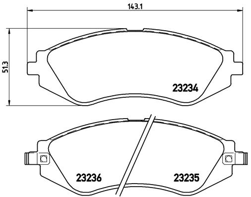 Тормозные колодки передние дисковые ROADHOUSE арт. P15002