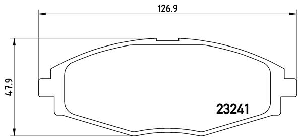 Тормозные колодки передние дисковые REMSA арт. P15006