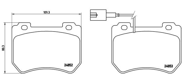 Тормозные колодки дисковые BOSCH арт. P23 129