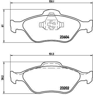 Тормозные колодки передние дисковые MEYLE арт. P24 055