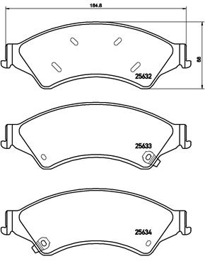 Тормозные колодки дисковые BLUE PRINT арт. P24 153