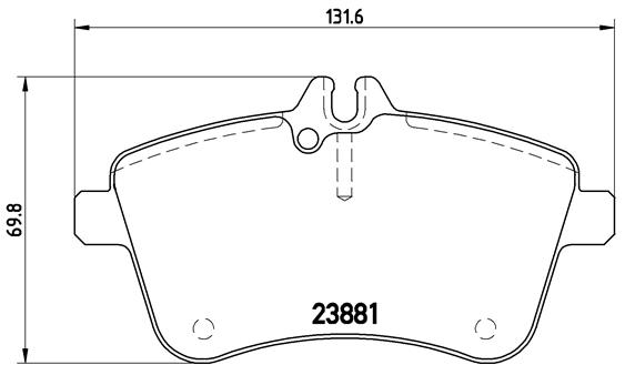 Колодки гальмівні дискові FEBI BILSTEIN арт. P50 057
