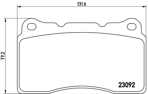 Тормозные колодки дисковые BLUE PRINT арт. P54040