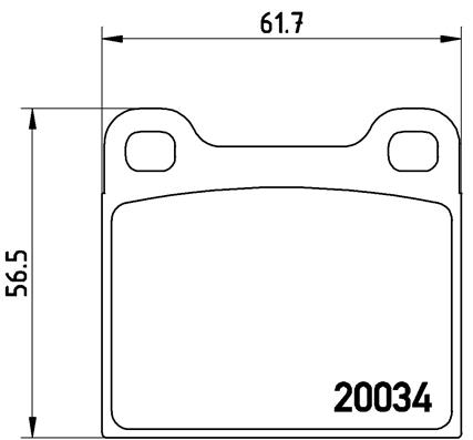 Тормозные колодки дисковые LPR арт. P59 001