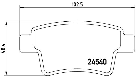 Тормозные колодки дисковые BOSCH арт. P61 085