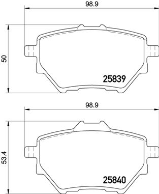 Тормозные колодки дисковые EUROREPAR арт. P61 122