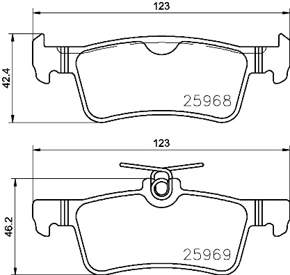 Гальмівні колодки дискові TEXTAR арт. P61 126
