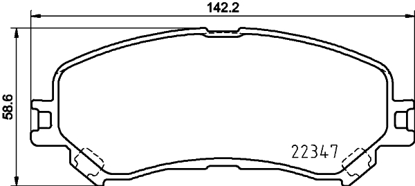 Тормозные колодки дисковые RENAULT арт. P68 067