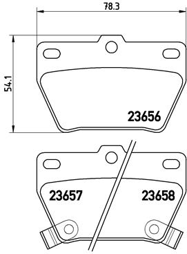 Тормозные колодки дисковые BOSCH арт. P83 057