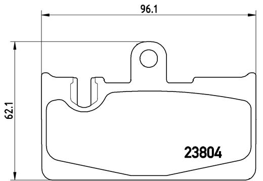 Тормозные колодки дисковые NK арт. P83 059