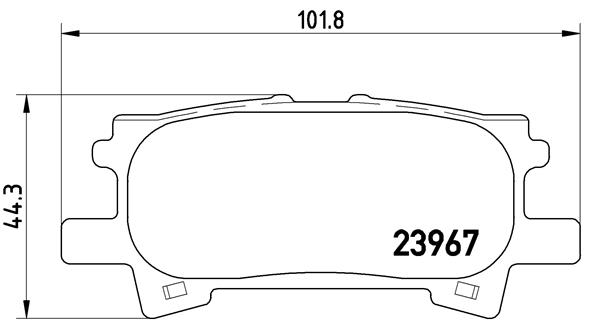 Тормозные колодки дисковые BLUE PRINT арт. P83 068