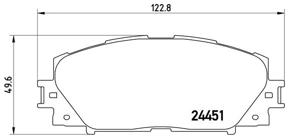 Тормозные колодки дисковые A.B.S. арт. P83 141