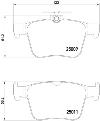 Тормозные колодки задние дисковые ROADHOUSE арт. P 85 124