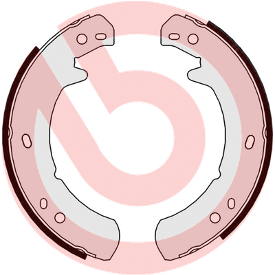 Гальмівні колодки барабанні BREMBO S44507