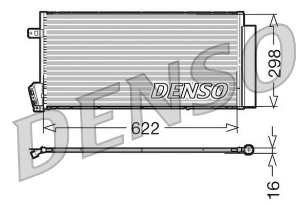 Радиатор кондиционера NISSENS арт. DCN09018