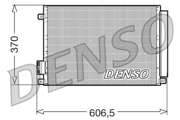 Радиатор кондиционера  арт. DCN09045