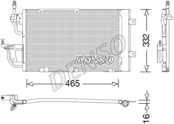 Конденсер кондиціонера NISSENS арт. DCN20037