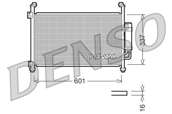 Радиатор кондиционера NISSENS арт. DCN40007