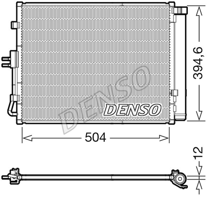 Радиатор кондиционера NISSENS арт. DCN43005