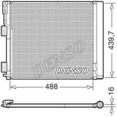Радиатор кондиционера NISSENS арт. DCN46028