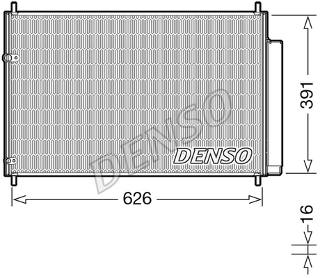 Радиатор кондиционера MAHLE арт. DCN50041