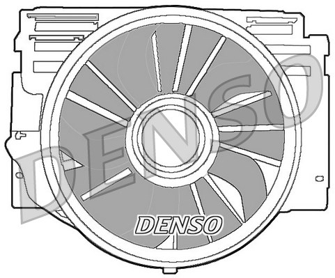 Вентилятор охлаждения двигателя  арт. DER05007