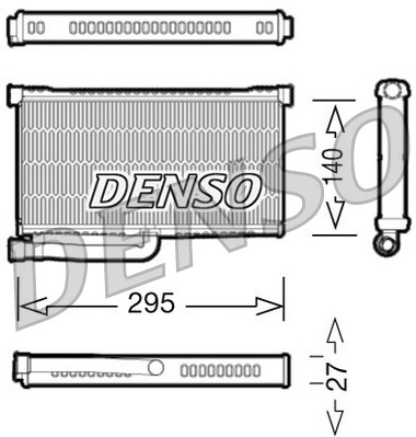 Радиатор печки THERMOTEC арт. DRR02004