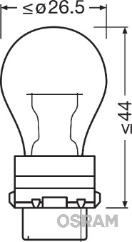 Лампа накаливания OSRAM 3757AK
