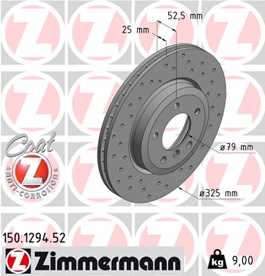 Тормозной диск BREMBO арт. 150129452