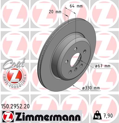 Тормозной диск BREMBO арт. 150295220