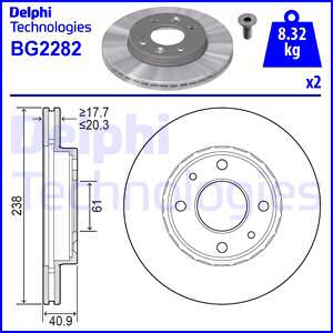 Тормозной диск ROADHOUSE арт. BG2282