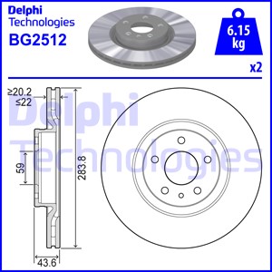 Тормозной диск ROADHOUSE арт. BG2512